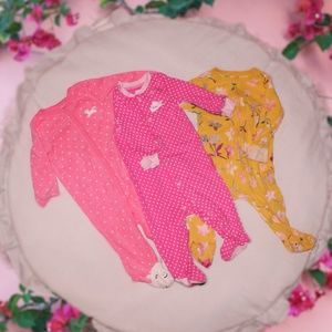 6 MONTHS BABY GIRL SLEEP & PLAY (3 for $20)